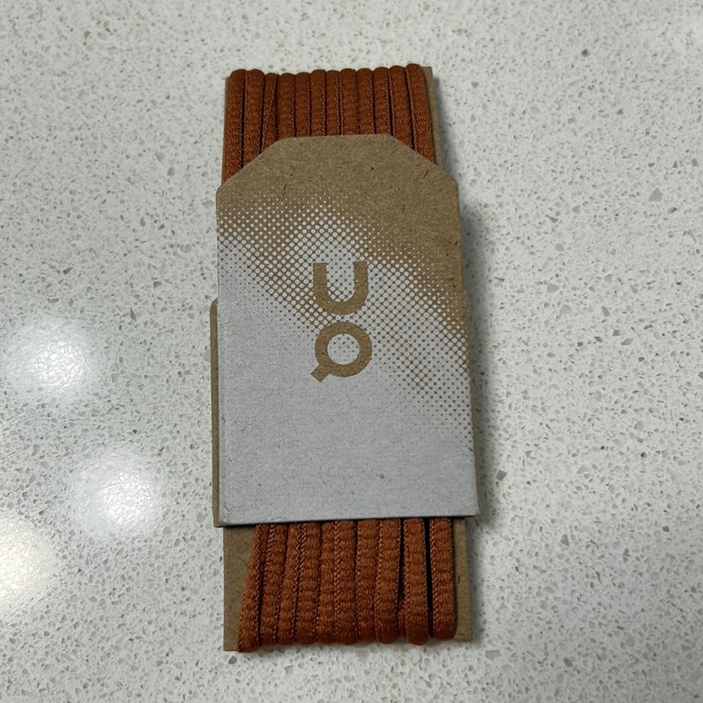 On Cloud Laces in Russet